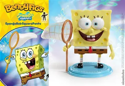 NOBLE COLLECTION - NICKELODEON - BENDYFIGS - SPONGEBOB SQUAREPANTS