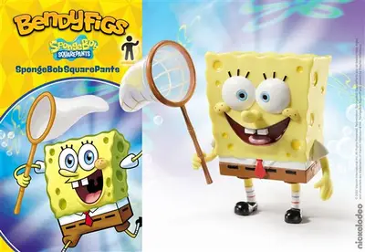 NOBLE COLLECTION - NICKELODEON - BENDYFIGS - SPONGEBOB SQUAREPANTS-1