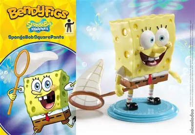 NOBLE COLLECTION - NICKELODEON - BENDYFIGS - SPONGEBOB SQUAREPANTS-2