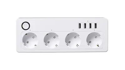 MOYE VOLTAIC SMART POWER STRIP V2 4 EU PLUGS + 4 USB PLUGS 3680W 16A-1