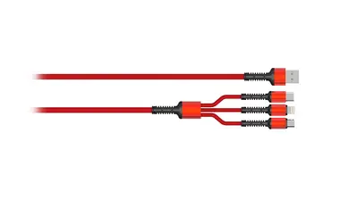 MOYE CONNECT 3 IN 1 USB DATA CABLE RED-2