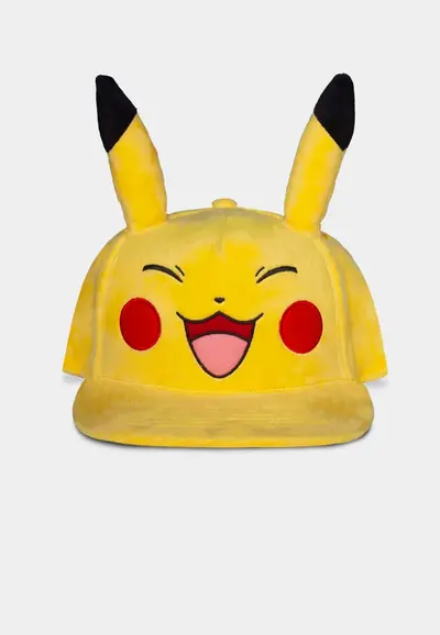 DIFUZED POKEMON - HAPPY PIKACHU PLUSH SNAPBACK-0