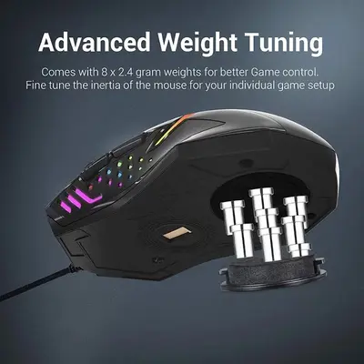 MOUSE - REDRAGON CENTROPHORUS 2 M601-2 RGB-4