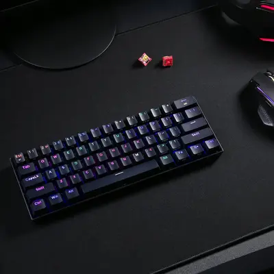 KEYBOARD - REDRAGON DRACONIC K530RGB PRO BT/WIRED MECHANICAL BROWN SWITCH-6