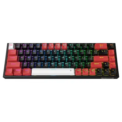 KEYBOARD - REDRAGON CASTOR K631RGB PRO WIRED/WIRELESS/BT MECHANICAL RED SWITCH-4