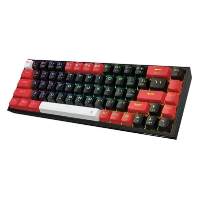 KEYBOARD - REDRAGON CASTOR K631RGB PRO WIRED/WIRELESS/BT MECHANICAL RED SWITCH-5