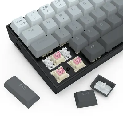 KEYBOARD - REDRAGON FIZZ K617 RGB WIRED BLACK MAGNETIC-9