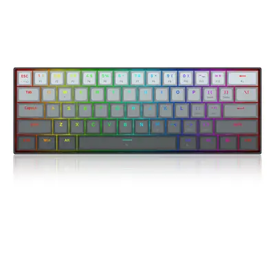 KEYBOARD - REDRAGON FIZZ K617 RGB WIRED BLACK MAGNETIC-2
