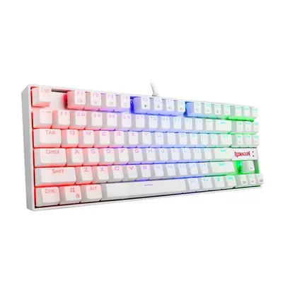 KEYBOARD - REDRAGON KUMARA K552-2 RGB MECHANICAL WHITE-2