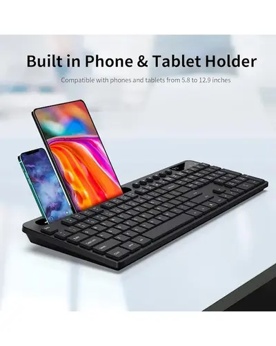 MARVO OFFICE KC411W HR BK WIRELESS COMBO SLO/CRO-2