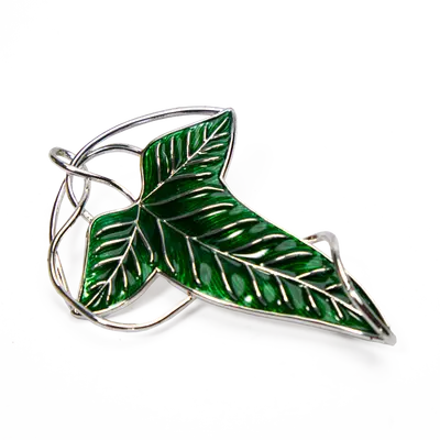 NOBLE COLLECTION - LORD OF THE RING - J - ELVEN LEAF BROOCH COSTUME