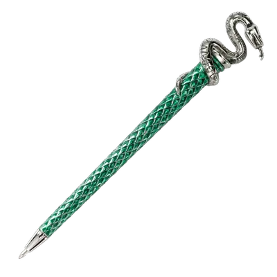 NOBLE COLLECTION - HARRY POTTER - SLYTHERIN PEN SILVER PLATED