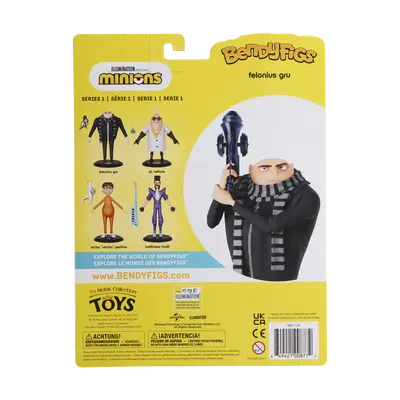 NOBLE COLLECTION - UNIVERSAL - MINIONS - FELONIUS GRU BENDYFIG-5