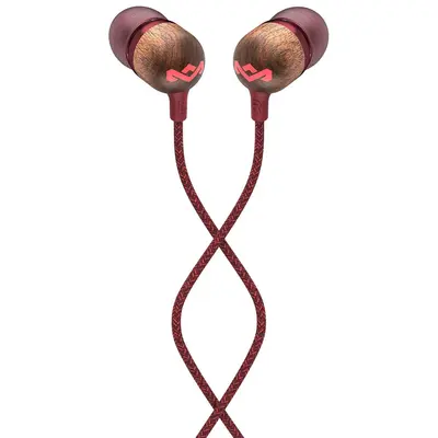 HOUSE OF MARLEY SMILE JAMAICA RED WIRED EARBUDS