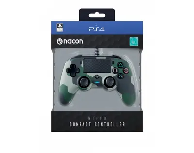 NACON PS4 WIRED COMPACT CONTROLLER CAMO GREEN-4