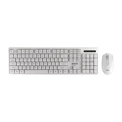MARVO OFFICE WS005 HR WH WIRELESS COMBO WHITE SLO/CRO