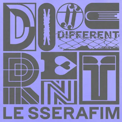 LE SSERAFIM - Different (Version A) CD-1